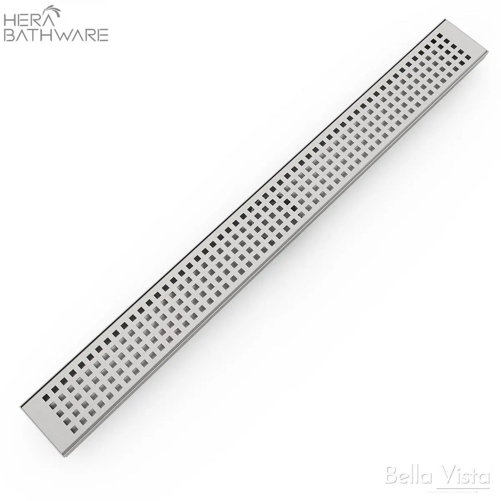 Check Style Grate - Hera Bathware600MMNo Lip