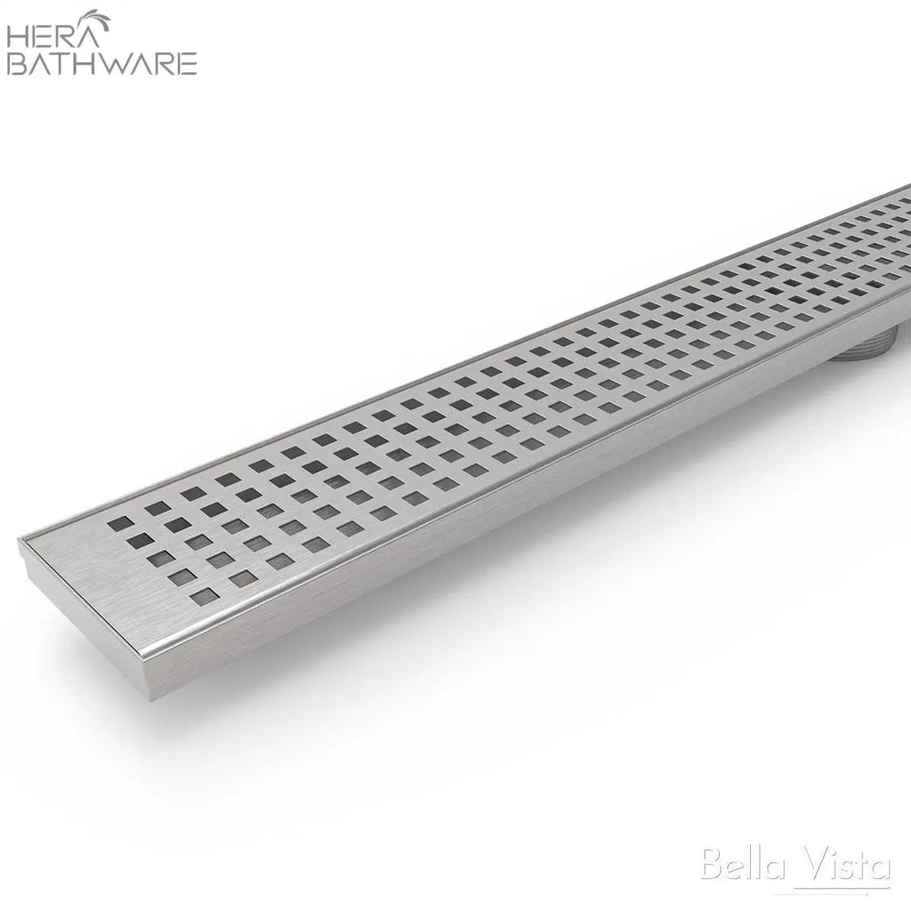 Check Style Grate - Hera Bathware600MMNo Lip