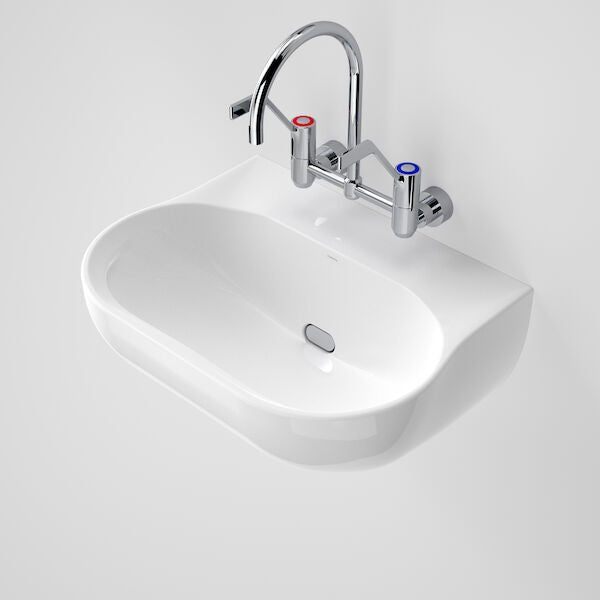 CLINIC Wall Basin 600mm | CAROMA - Hera Bathware0 Tap