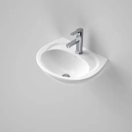 CONCORDE Wall Basin - Hera BathwareGloss White1 Tap