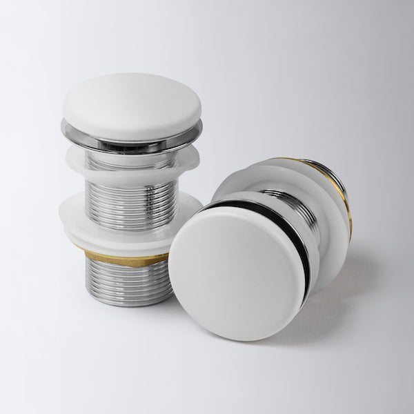 Concrete Fluted Pill Above Counter Basin | Eight Quarter | EQFCO2 - Hera BathwareWhite