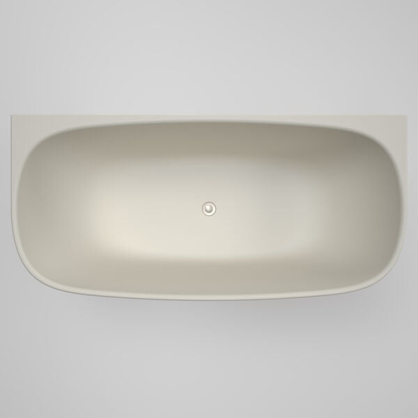 CONTURA II Back To Wall Freestanding Bathtub 1700mm | CAROMA - Hera BathwareMatte Clay
