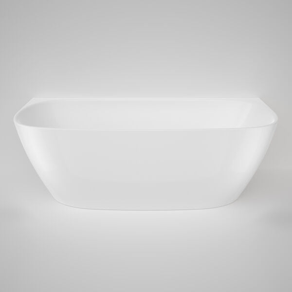CONTURA II Back To Wall Freestanding Bathtub 1700mm | CAROMA - Hera BathwareWhite