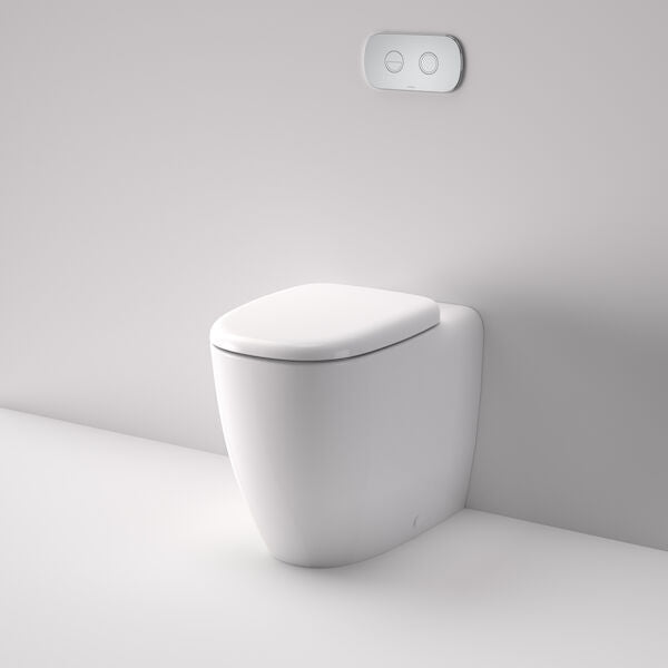 CONTURA II Cleanflush® Invisi Serise II® Floor Stand Toilet Suite | CAROMA - Hera BathwareGloss White