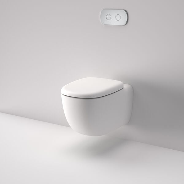 CONTURA II Cleanflush® Invisi Serise II® Wall Hung Toilet Suite | CAROMA - Hera BathwareMatte WhiteInvisi II Cistern (237003)
