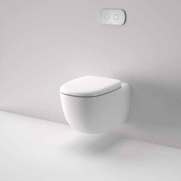CONTURA II Cleanflush® Invisi Serise II® Wall Hung Toilet Suite | CAROMA - Hera BathwareWhiteInvisi II Cistern (237003)