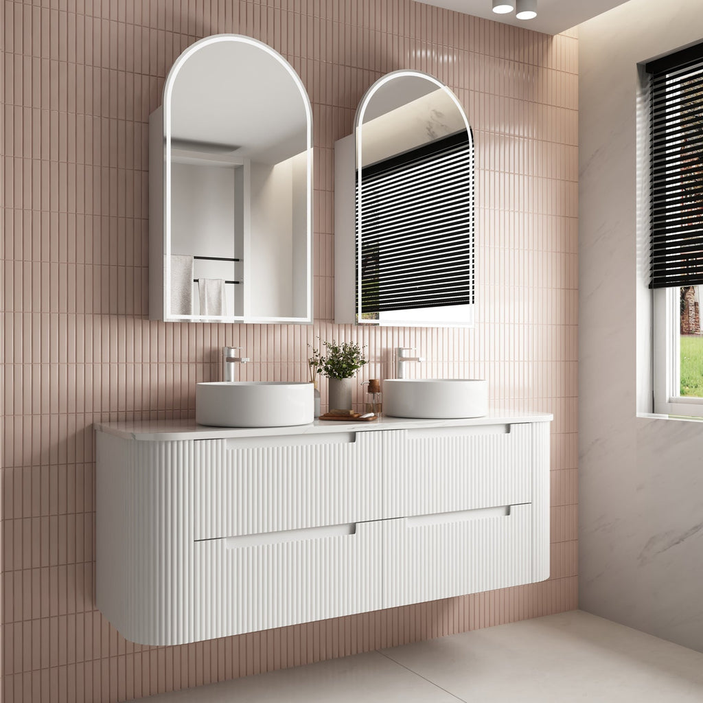 Curva Wall Hung Vanity 750 - 1800mm - Hera Bathware X Aulic CAWH46 - 1500 | 1500mmCabinet Only