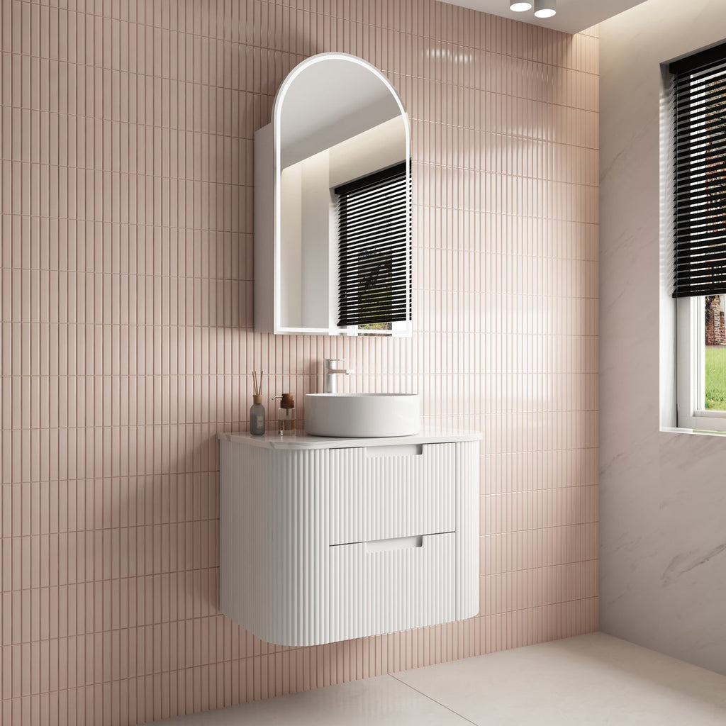 Curva Wall Hung Vanity 750 - 1800mm - Hera Bathware X Aulic CAWH46 - 750 | 750mmCabinet Only