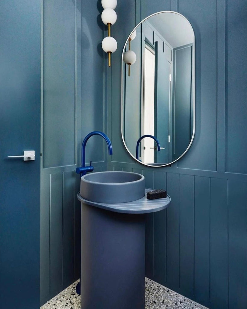 Cylinder - Bowl Basin (Mid Tone Grey) - Hera BathwareNo Tray