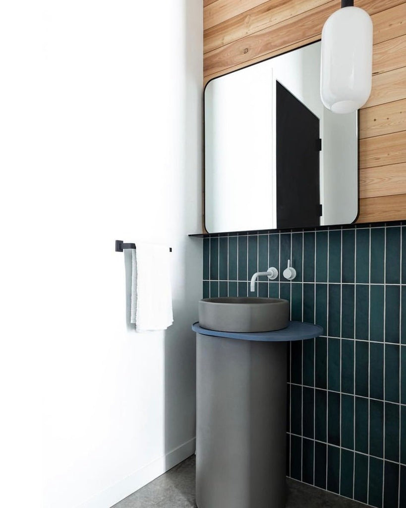 Cylinder - Bowl Basin (Sky Grey) - Hera BathwareNo Tray