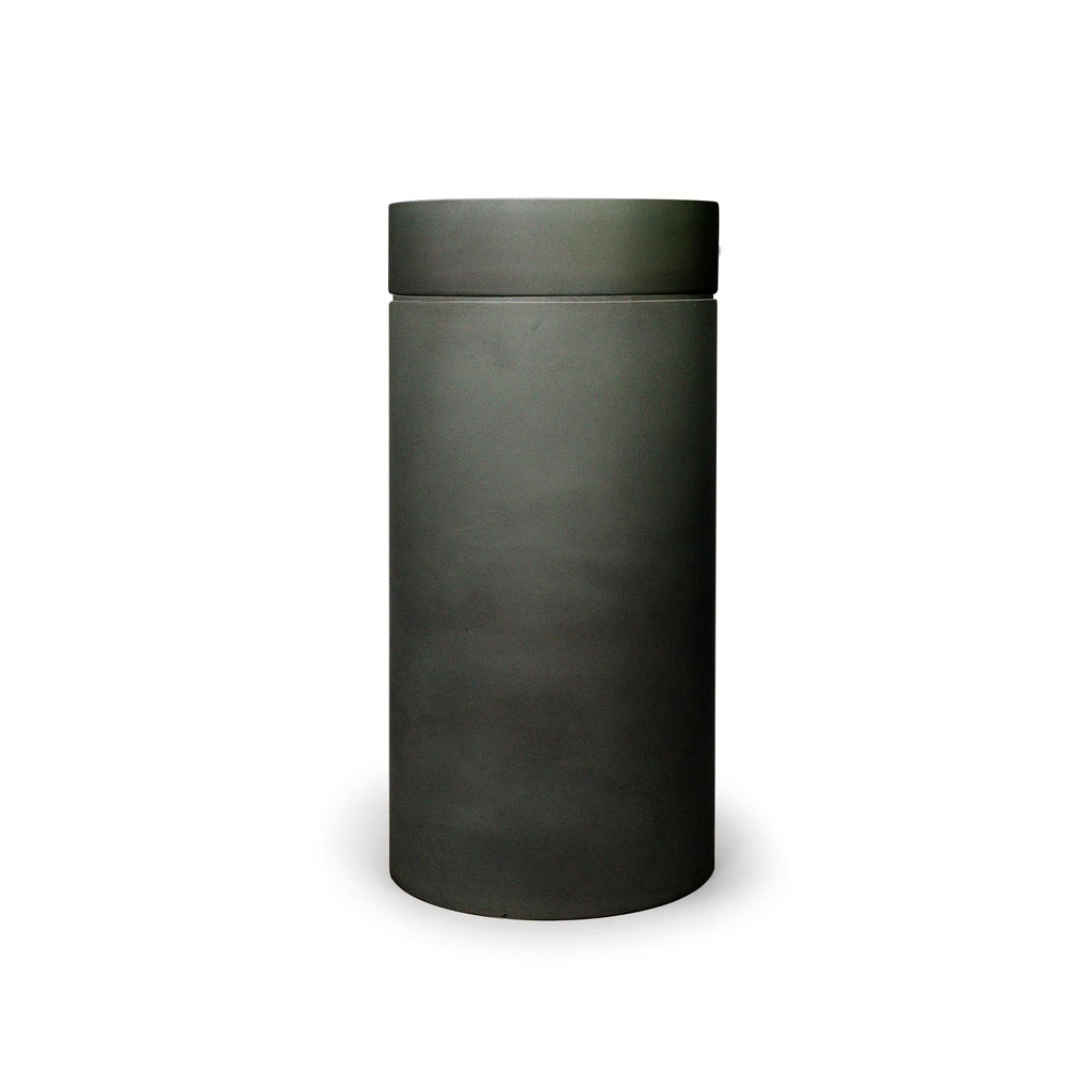 Cylinder - Hoop Basin (Charcoal) - Hera BathwareNo Tray