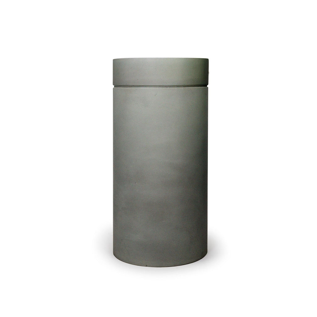 Cylinder - Hoop Basin (Mid Tone Grey) - Hera BathwareNo Tray