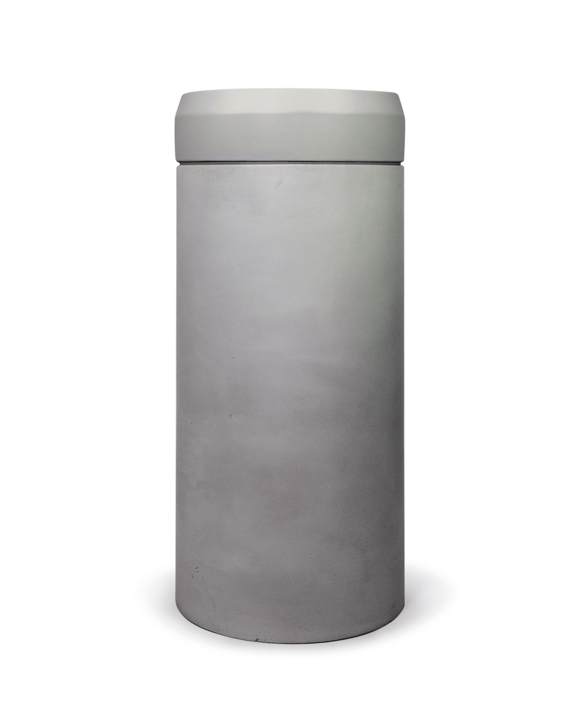 Cylinder - Prism Circle Basin (Sky Grey) - Hera BathwareNo Tray