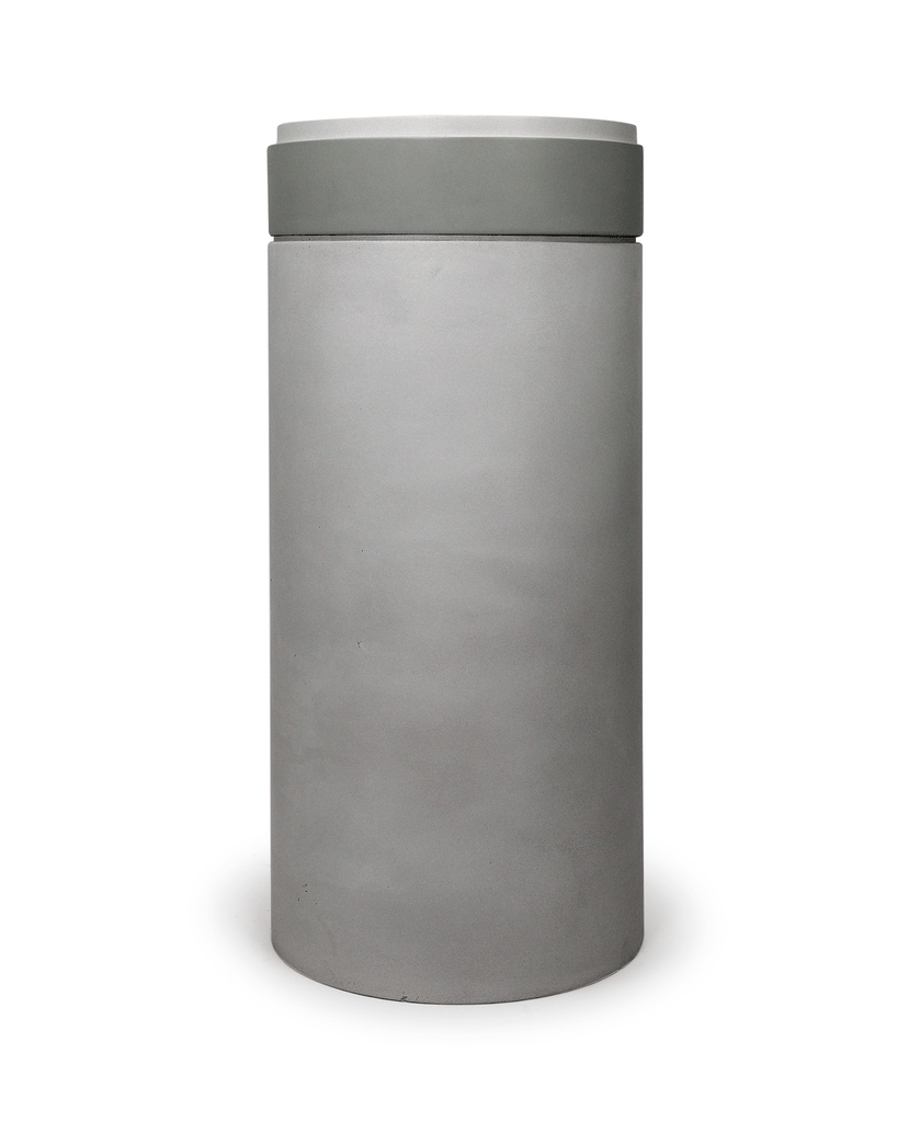 Cylinder - Stepp Circle Basin (Sky Grey) - Hera BathwareNo Tray