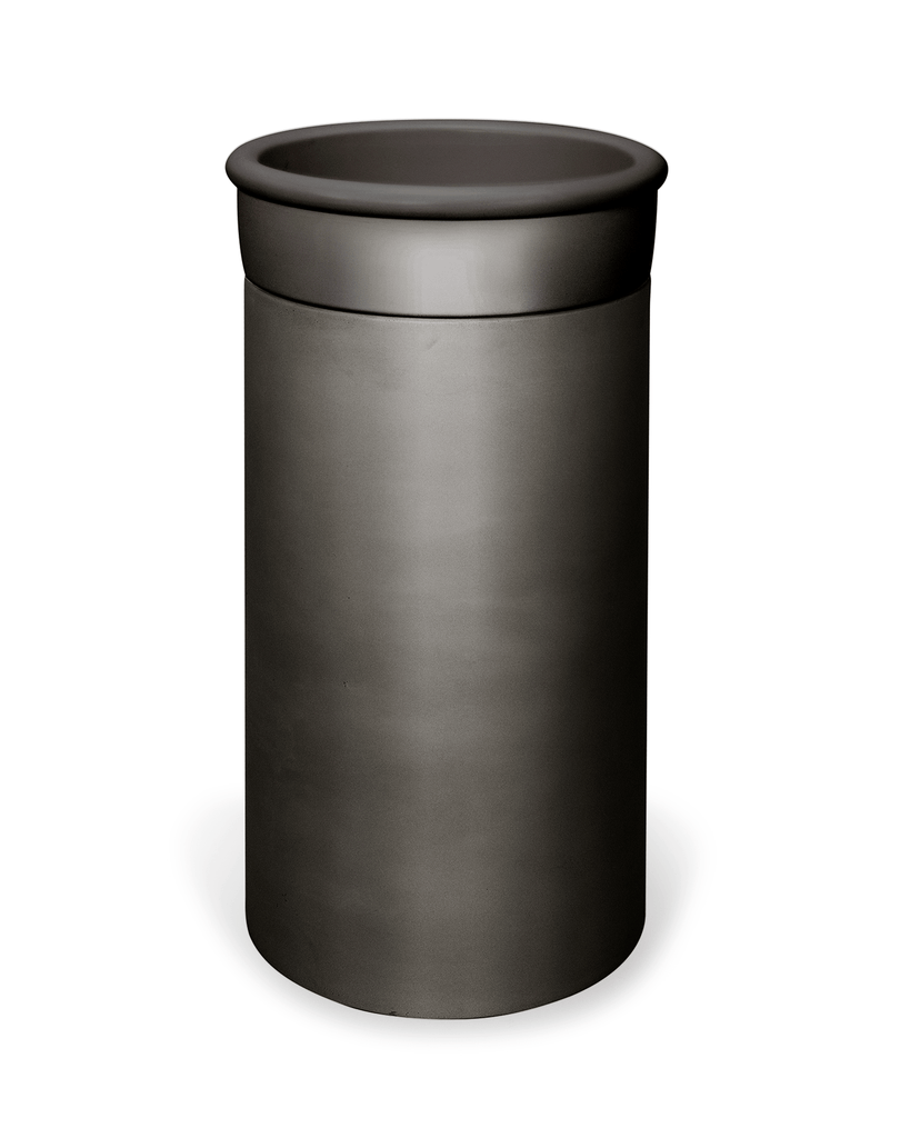 Cylinder - Tubb Basin (Charcoal) - Hera BathwareNo Tray