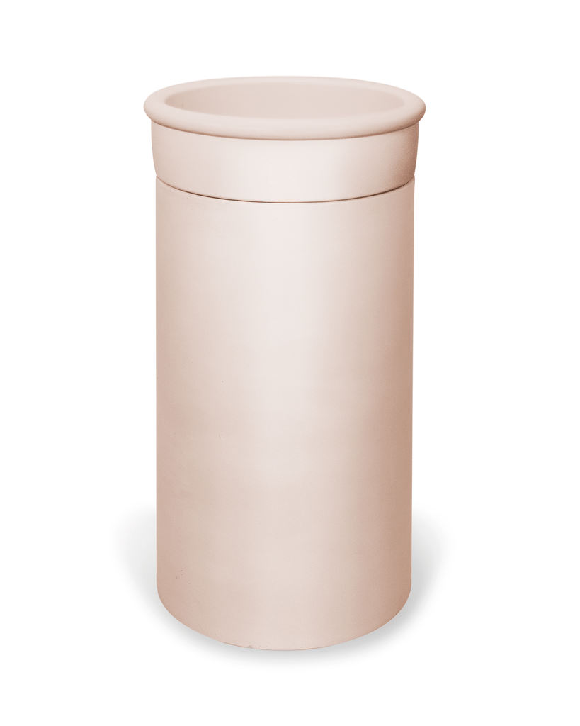 Cylinder - Tubb Basin (Pastel Peach) - Hera BathwareNo Tray