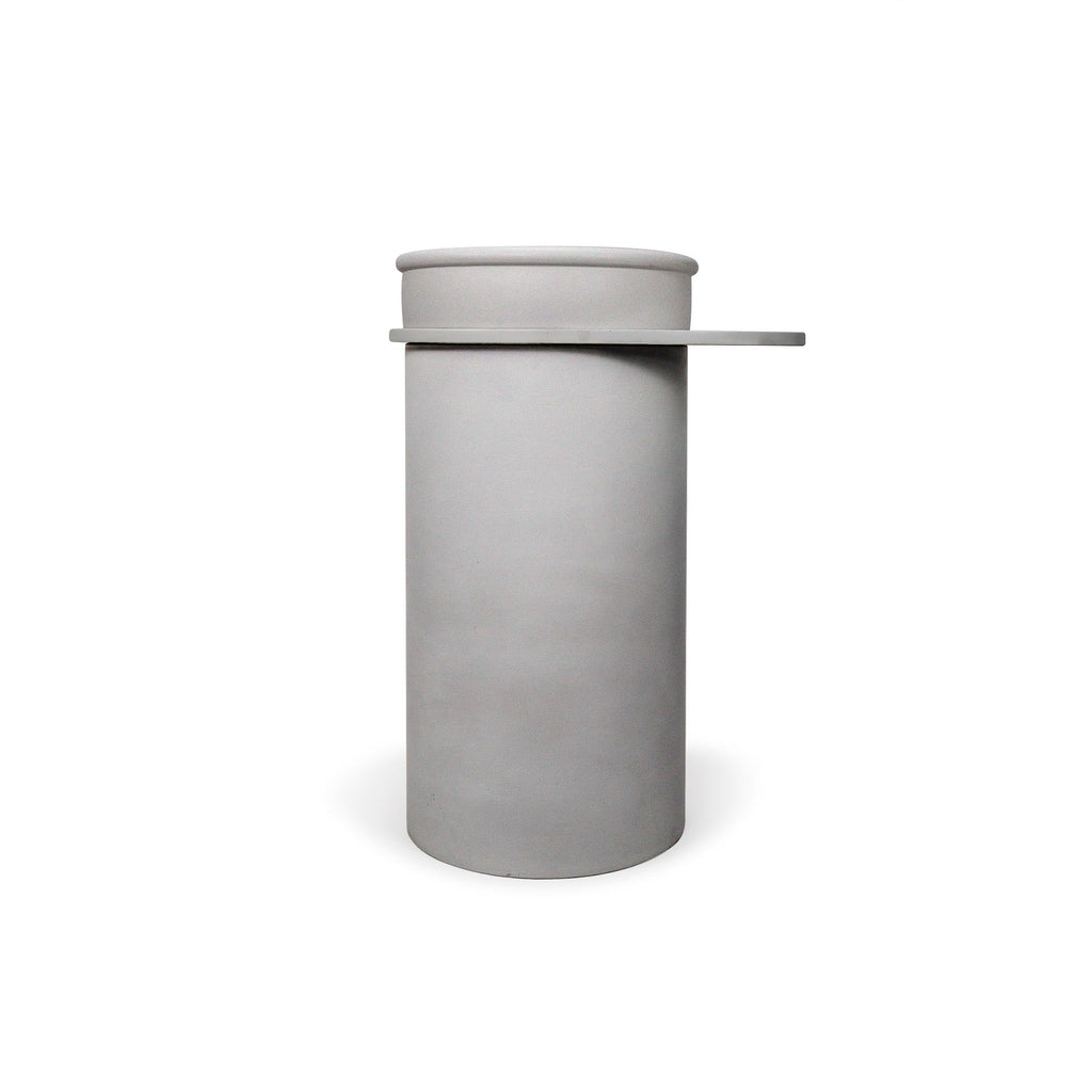 Cylinder - Tubb Basin (Sky Grey) - Hera BathwareNo Tray