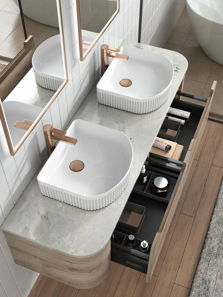 CYRUS Above Counter Basin - Hera BathwareMatte White