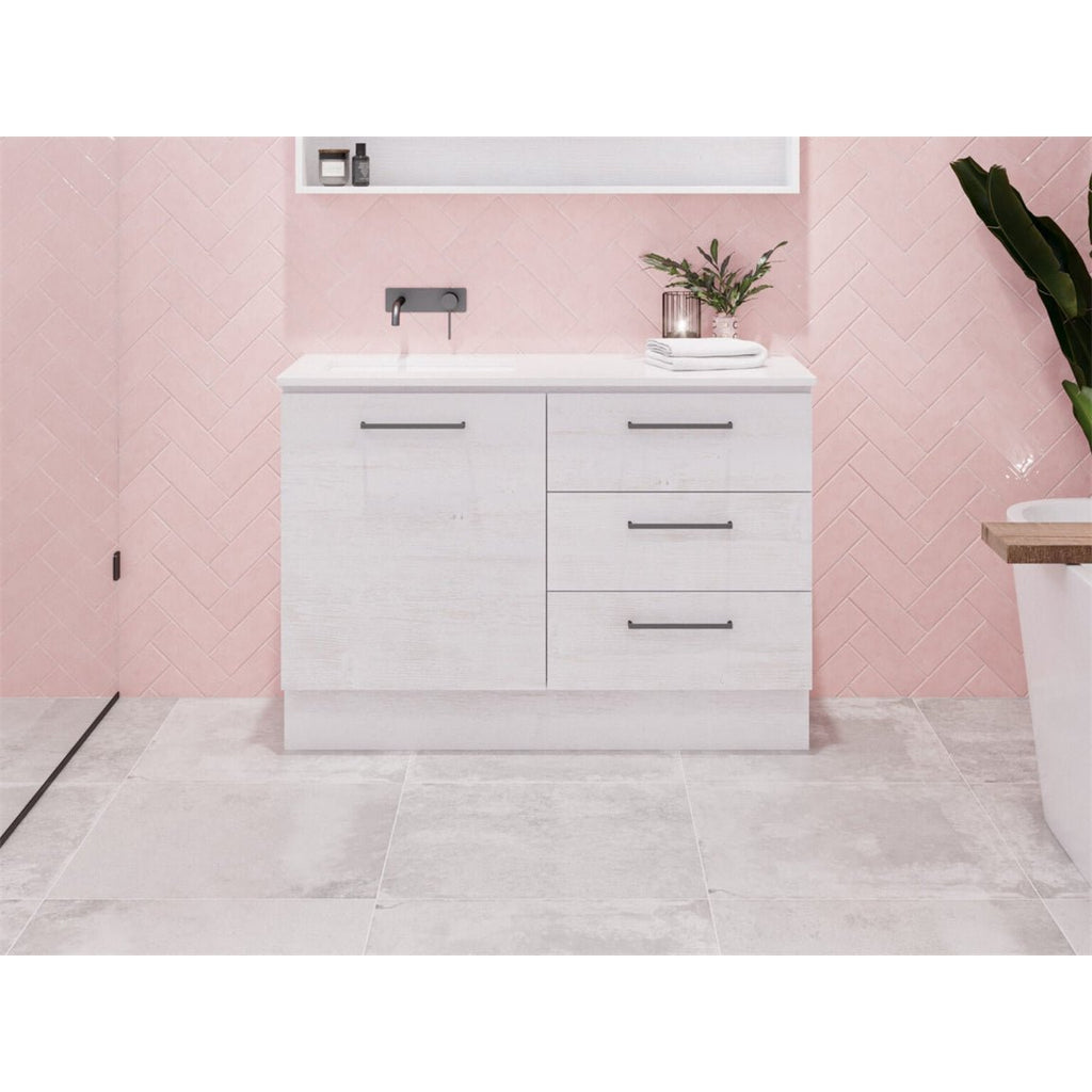 Dakota Vanity Collection 600mm - 2100mm Cabinet only - Hera Bathware600mmCenter Bowl
