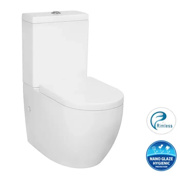 DELUSO RIMLESS TOILET SET - Hera Bathware