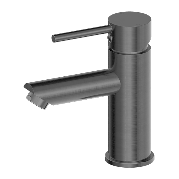 DOLCE Basin Mixer Straight Spout - Hera BathwareGun Metal