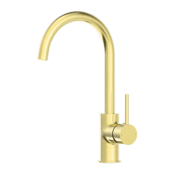 DOLCE Gooseneck Kitchen Mixer - Hera BathwareBrushed Gold