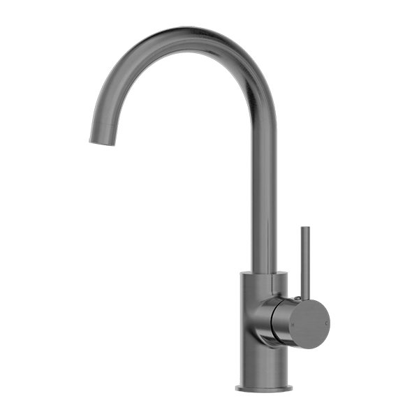 DOLCE Gooseneck Kitchen Mixer - Hera BathwareGun Metal