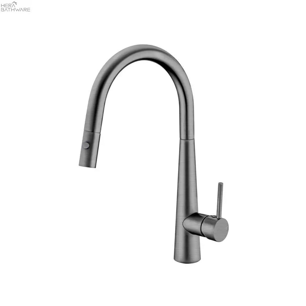DOLCE Pull - Out Sink Mixer with Vegie spray function - Hera BathwareGun Metal
