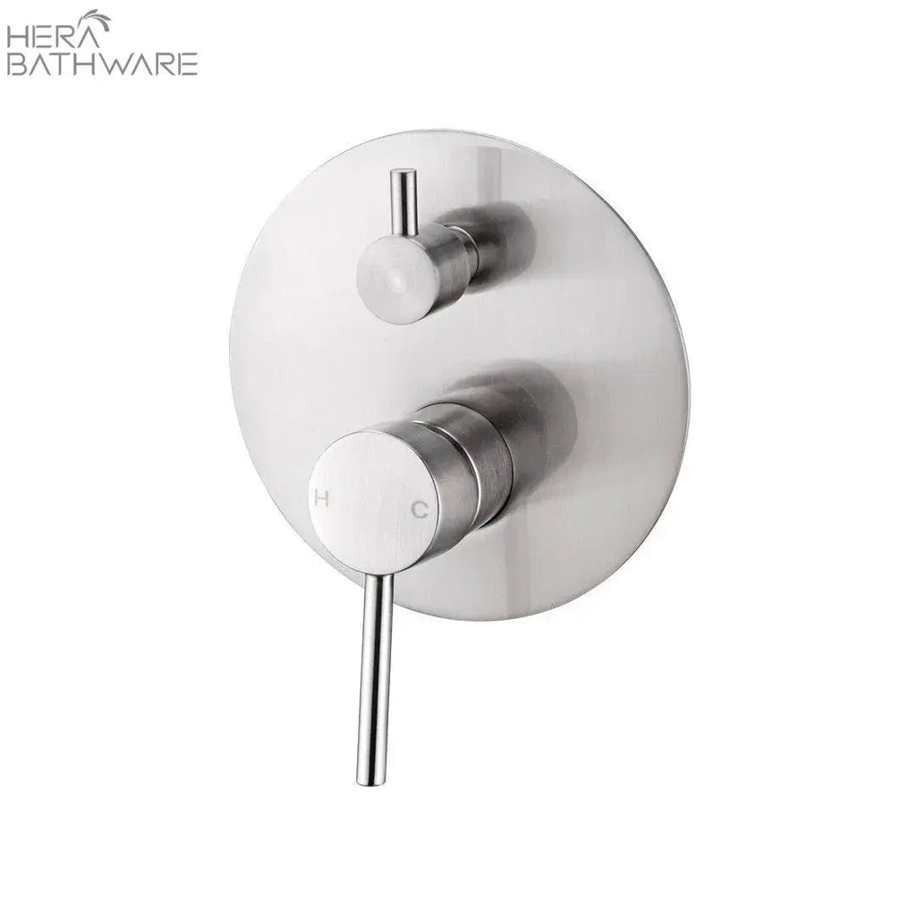 DOLCE Shower Mixer with Diverter - Hera BathwareBrushed Nickel