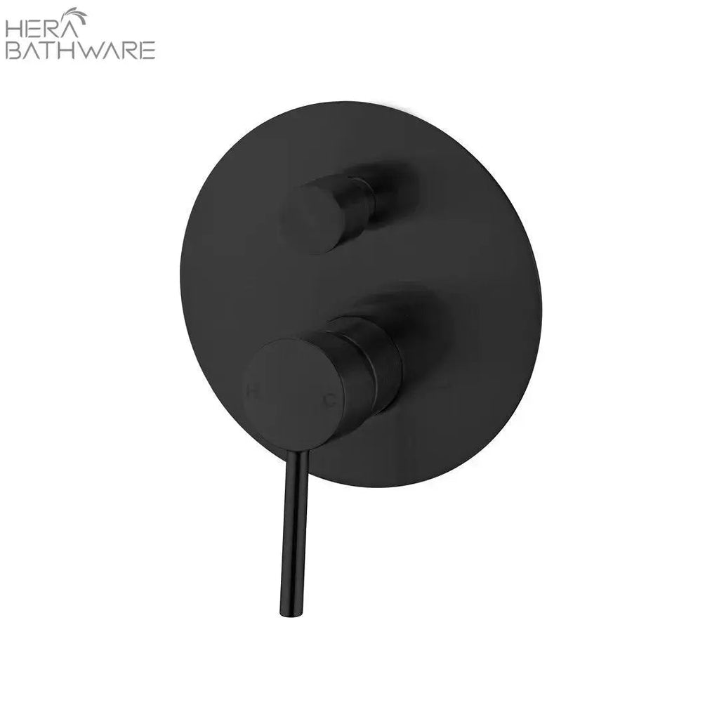 DOLCE Shower Mixer with Diverter - Hera BathwareMatte Black