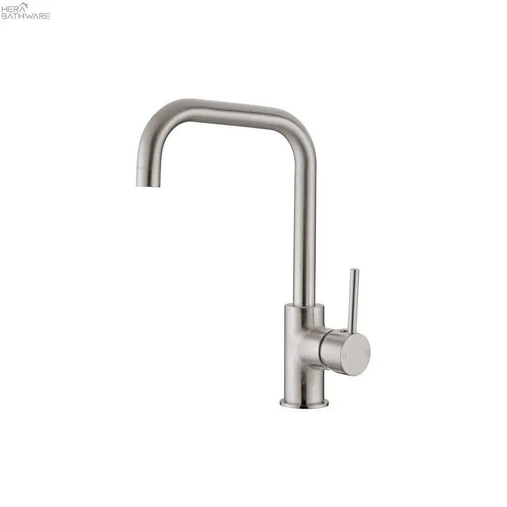 DOLCE Square Shape Kitchen Mixer - Hera BathwareBrushed Nickel