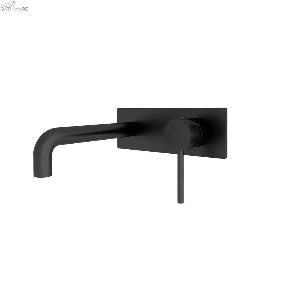 DOLCE Wall Basin Mixer Stylish Spout - Hera BathwareMatte Black