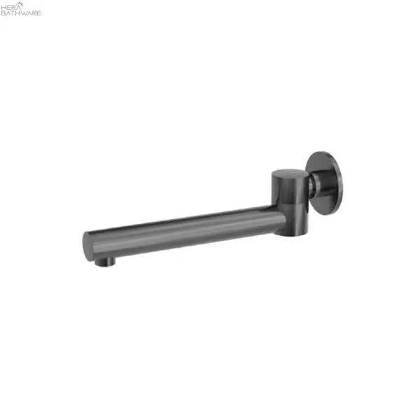 DOLCE Wall Mounted Swivel Bath Spout - Hera BathwareGun Metal