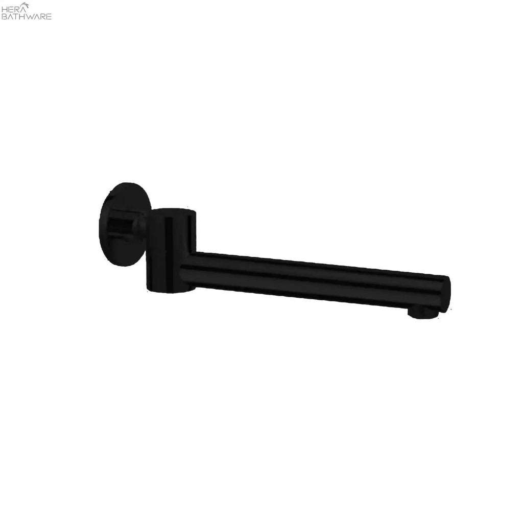 DOLCE Wall Mounted Swivel Bath Spout - Hera BathwareMatte Black