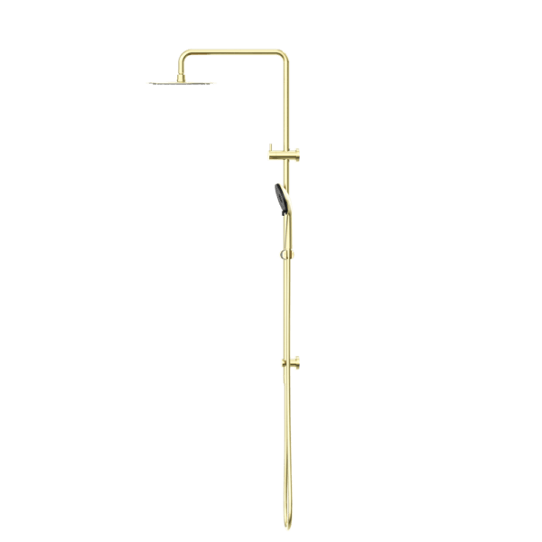 Dolce/ROUND Project Twin Shower 4 Star Rating | Nero - Hera BathwareBrushed Nickel