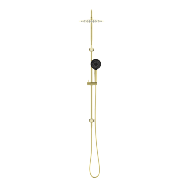Dolce/ROUND Project Twin Shower 4 Star Rating | Nero - Hera BathwareBrushed Nickel