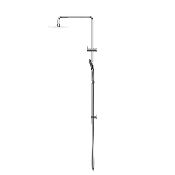 Dolce/ROUND Project Twin Shower 4 Star Rating | Nero - Hera BathwareGun Metal