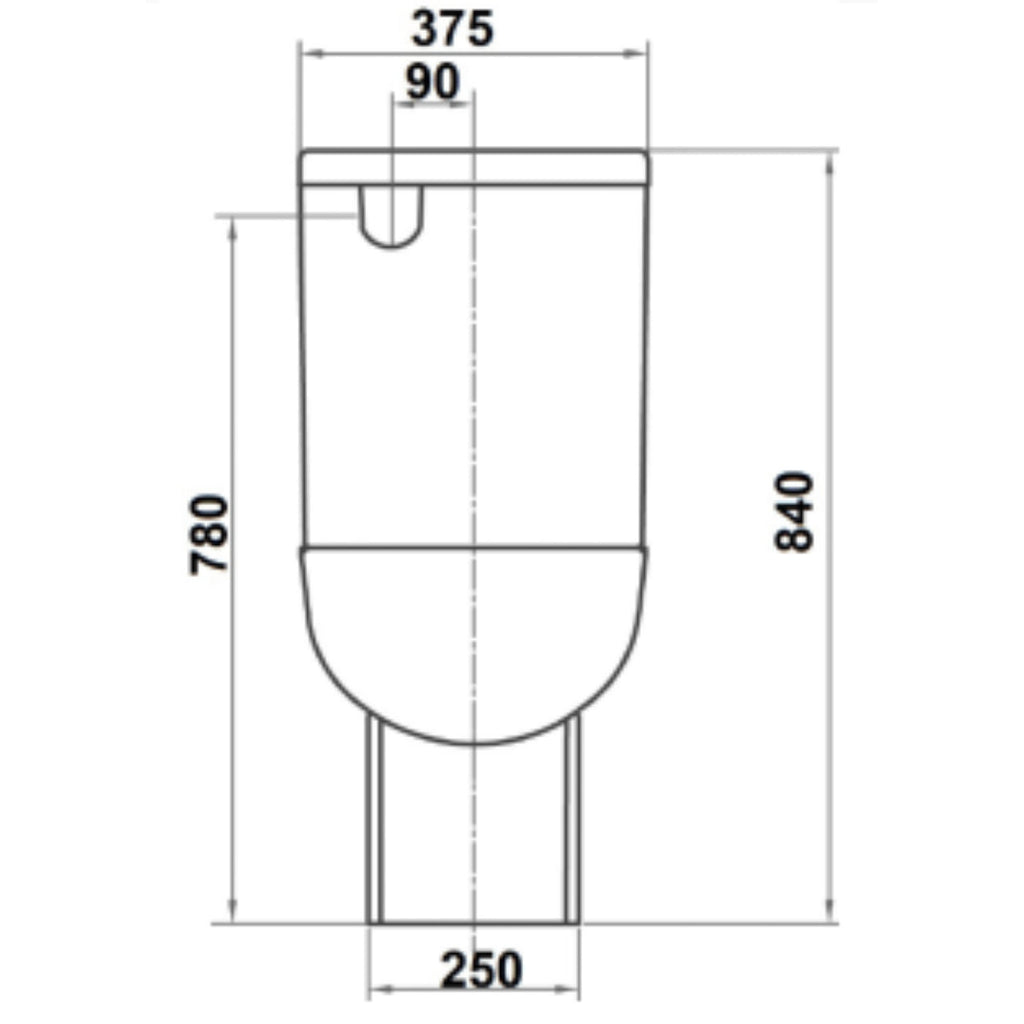 Dublin Back To Wall Toilet Suite - Hera Bathware