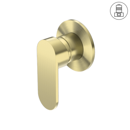 ECCO SHOWER MIXER ROUND BACK PLATE TRIM KITS ONLY - Hera Bathware X Nero Tapware NR301311DTCH | Chrome