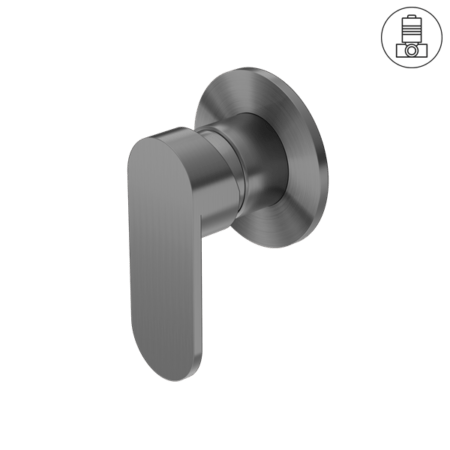 ECCO SHOWER MIXER ROUND BACK PLATE TRIM KITS ONLY - Hera Bathware X Nero Tapware NR301311DTCH | Chrome