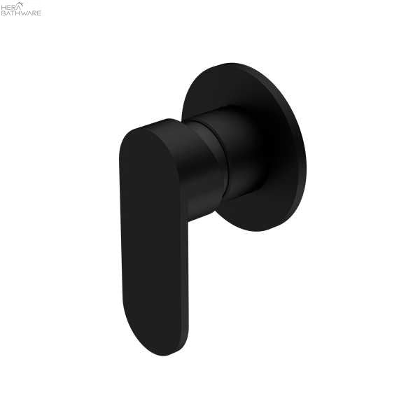 ECCO SHOWER MIXER ROUND BACK PLATE TRIM KITS ONLY - Hera BathwareMatte Black