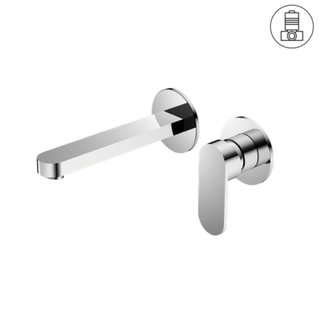 ECCO Wall Basin/Bath Mixer Seperate Back Plate - Hera BathwareChrome