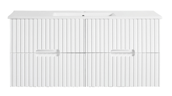 Elena Wall Hung Vanity - 1200mm - Hera BathwareMatte WhiteCabinet Only