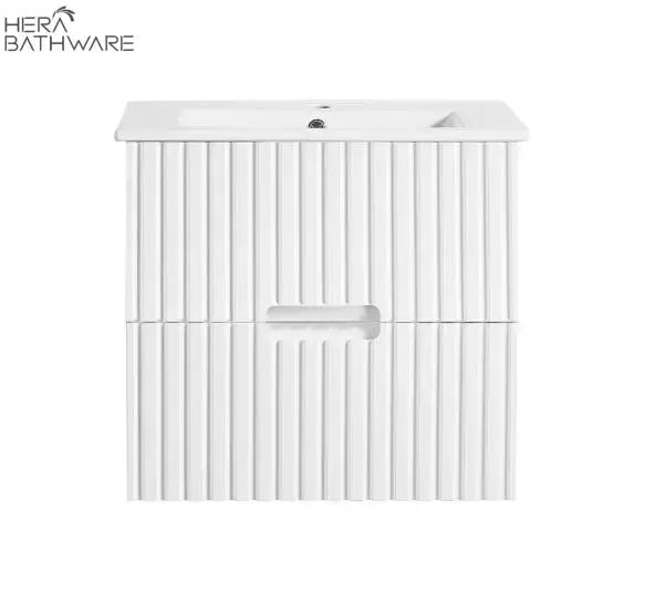 Elena Wall Hung Vanity - 900mm - Hera BathwareMatte WhiteCabinet Only