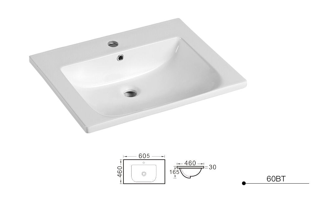 ELIVIA Ceramic Top - Hera Bathware600mm