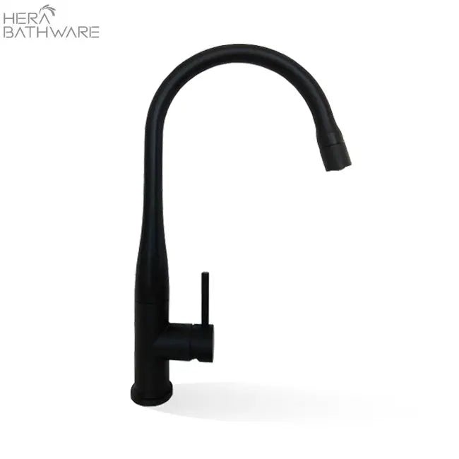 ELLE Pull Out Kitchen Mixer - 304 Matte Black - Hera BathwareMatte Black