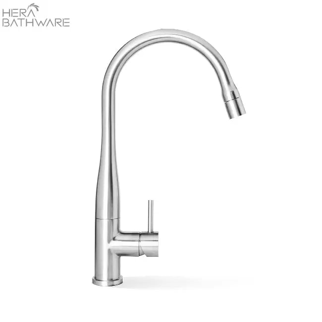 ELLE Pull Out Kitchen Mixer - 304 Polished Stainless - Hera BathwareStainless Steel