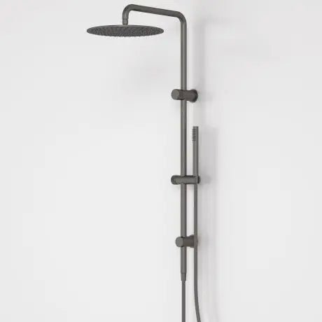 ELVIRE Shower with Overhead 300mm - Hera BathwareGun Metal