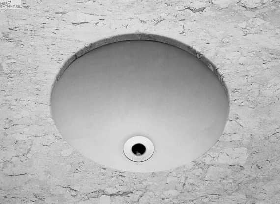 Emilia Round Compact Undercounter Vanity Basin D360mm - Hera Bathware