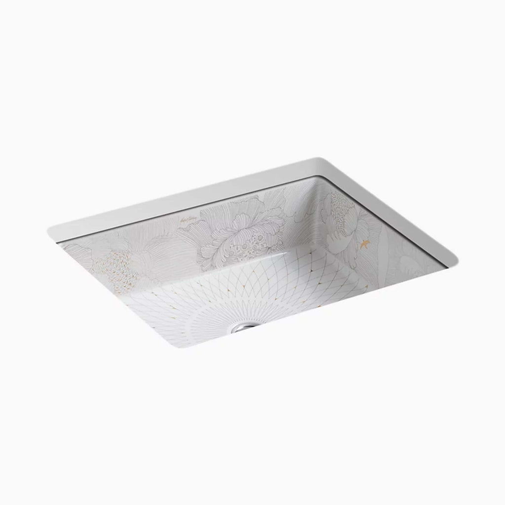 Empress Bouquet Rectangle UnderCounter Basin - Hera Bathware X Kohler 14275 - SMC - 0 |